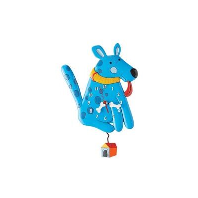 Blue Buddy Dog Clock By: Allen Designs  *SHIPS WITHIN 15 DAYS* NEW 2024