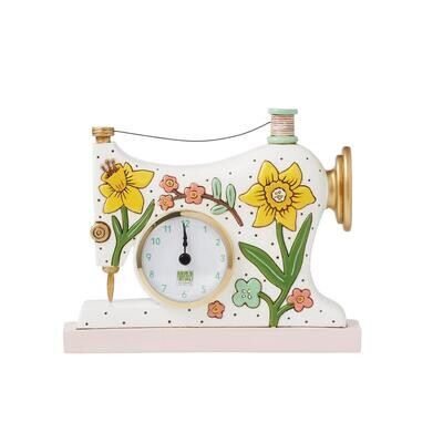 Sew Happy Desk Clock By: Allen Designs *SHIPS WITHIN 15 DAYS*