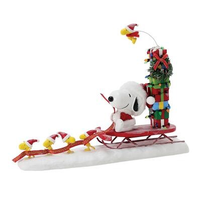 Group Effort Snoopy &amp; Woodstock Tree By: Possible Dreams *SHIPS WITHIN 10 DAYS* NEW 2024