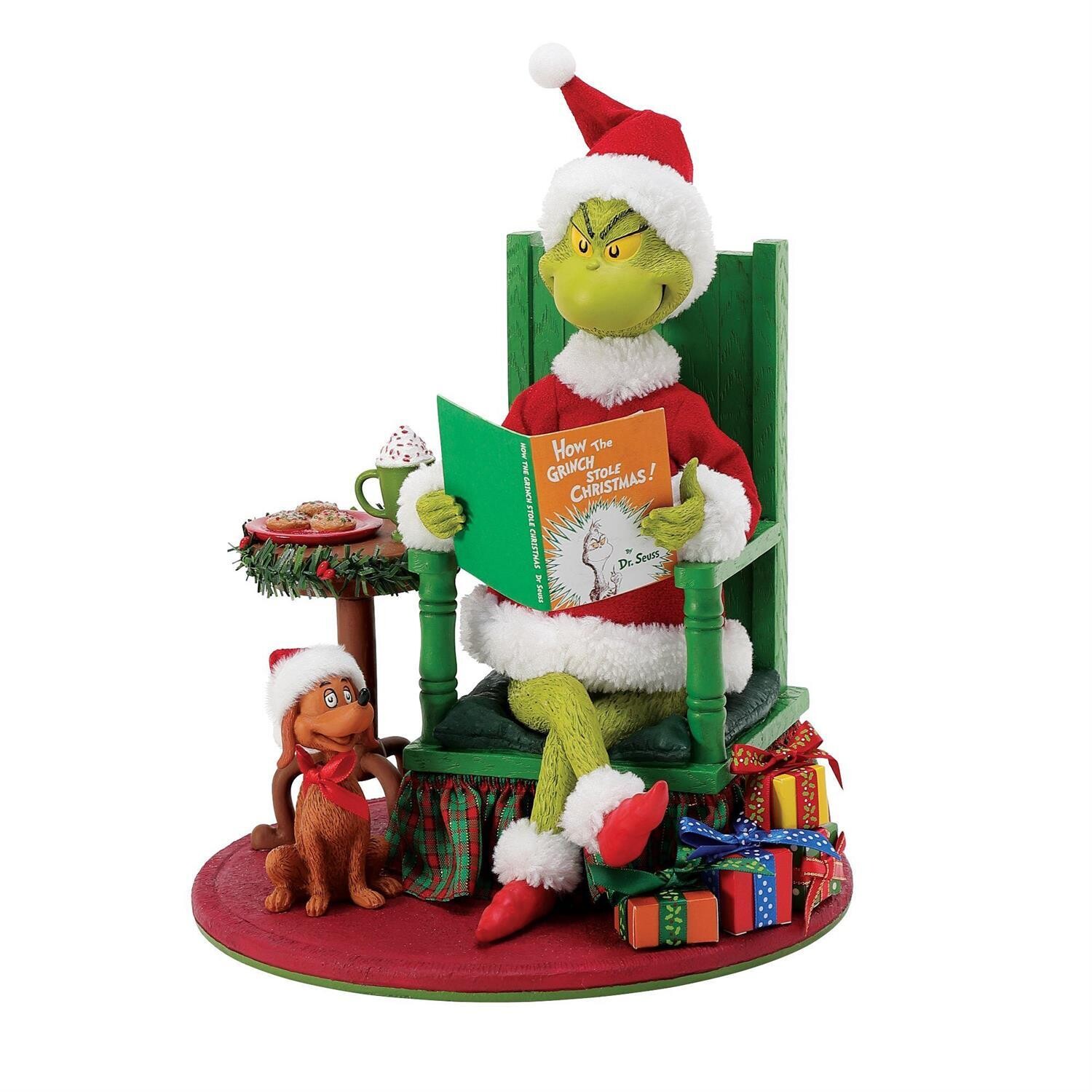 Bedtime Story Grinch &amp; Max By: Possible Dreams *SHIPS WITHIN 10 DAYS* NEW 2024