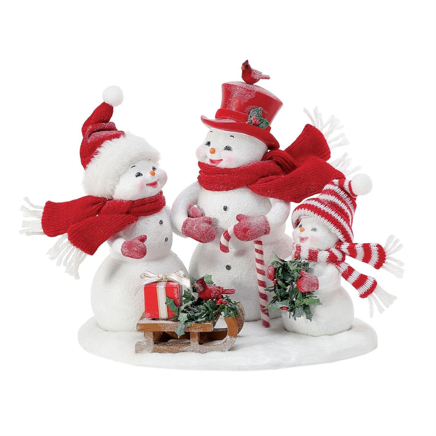 Snowman Family By: Possible Dreams NEW 2024