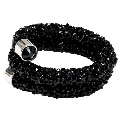 (BLACK) Rhinestone Swirl Napkin Rings (Set of 4) Table Top Accents