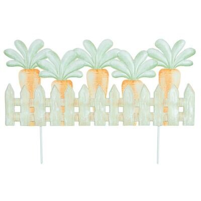 CARROT PATCH STAKE 20&quot;W Easter Decor