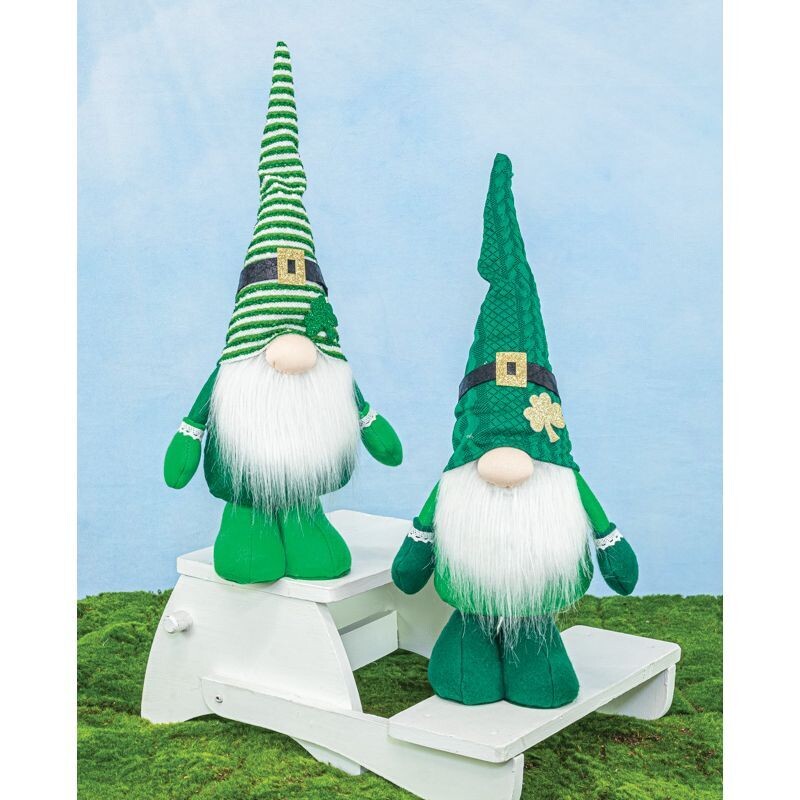 IRISH GNOMES SET OF 2 19&quot; Saint Patrick&#39;s Decor