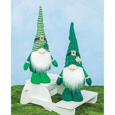 IRISH GNOMES SET OF 2 19&quot; Saint Patrick&#39;s Decor
