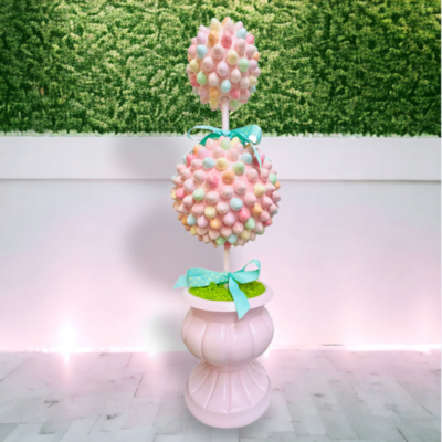 Spring Gum Drop Topiary 28&quot; Easter Decor