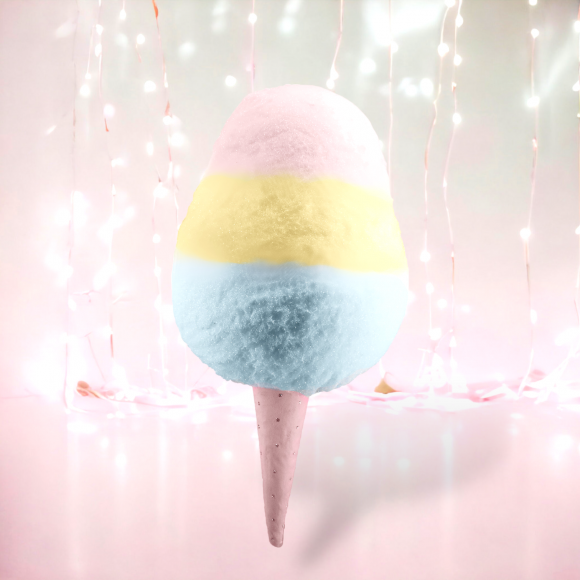 30&quot; Rainbow Cotton Candy Easter Decor *SHIPS WITHIN 15 DAYS OF ORDERING*