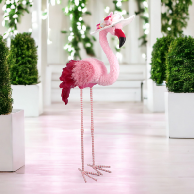 36&quot; Felicia Flamingo Easter Decor *SHIPS WITHIN 15 DAYS OF ORDERING*