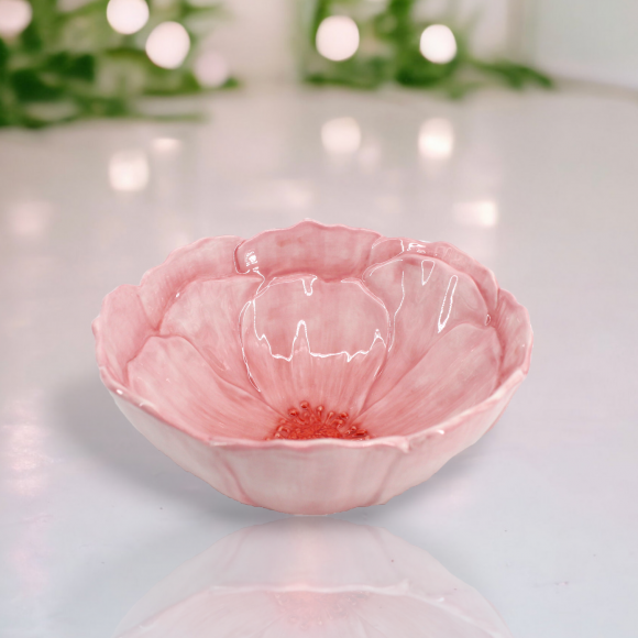 Pink Peony Bowls Set Of 8 Easter Decor *SHIPS WITHIN 15 DAYS OF ORDERING*