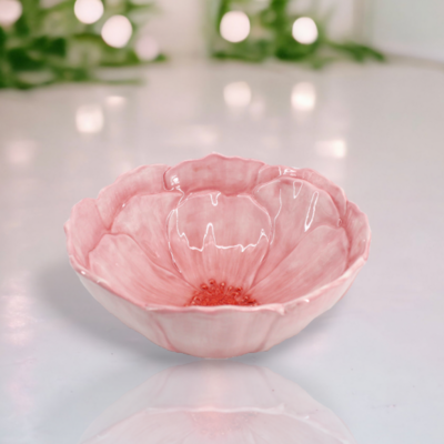 Pink Peony Bowls Set Of 8 Easter Decor *SHIPS WITHIN 10 DAYS*