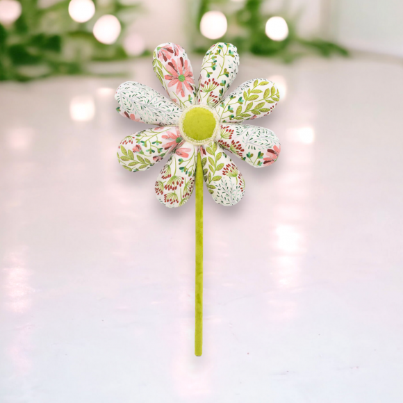 Floral Pattern Flower Shape Pick Easter Decor *SHIPS WITHIN 10 DAYS*