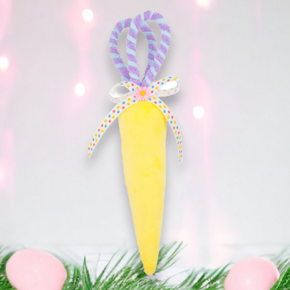Small Yellow Carrot Ornament Easter Decor