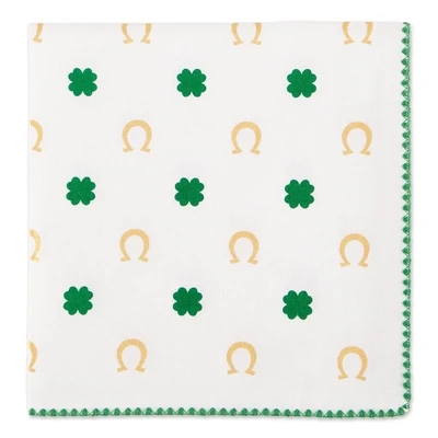 Clover Horseshoe Printed Napkin Saint Patrick&#39;s Decor