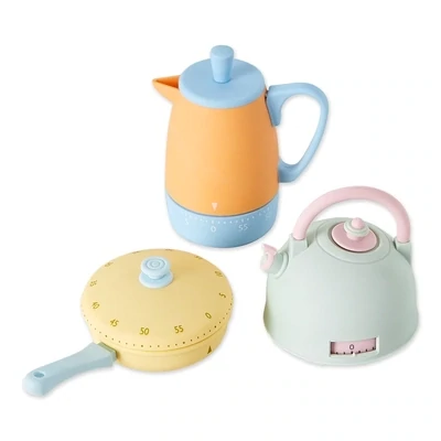 Pastel Stovetop Kitchen Timers Set Of 3