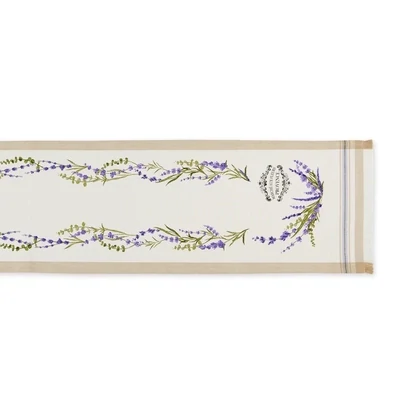 Lavender Garland Embellished Table Runner Table Top Accents