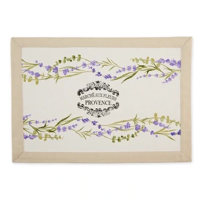 Lavender Garland Printed Placemat Table Top Accents