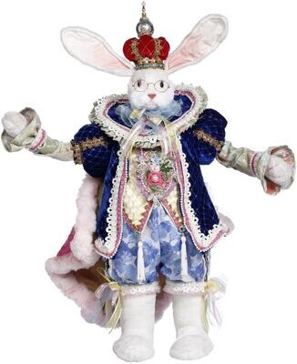 King of Hearts Rabbit - 36 Inches By: Mark Roberts Spring Easter Collection *SHIPS WITHIN 15 DAYS*