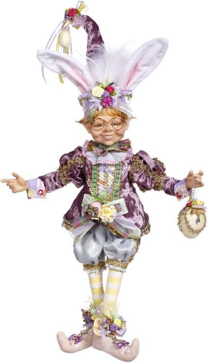 Easter Egg Hunt Elfin, Medium - 18.5 Inches By: Mark Roberts Spring Easter Collection *SHIPS WITHIN 15 DAYS*