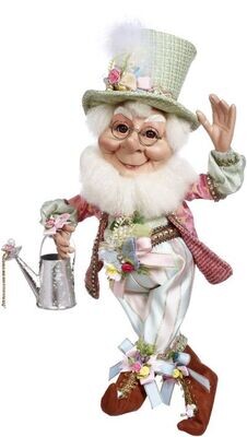 Gardener Elf, Medium - 19.5 Inches By: Mark Roberts Spring Easter Collection *SHIPS WITHIN 15 DAYS*