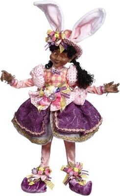 African American Easter Bonnet Elfin, Medium - 16.5 Inches By: Mark Roberts Spring Easter Collection *SHIPS WITHIN 15 DAYS*