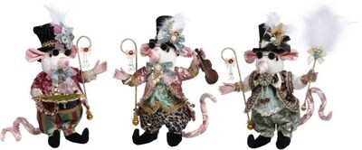 Three Blind Mice Set of 3 - 11 Inches By: Mark Roberts Spring Easter Collection *SHIPS WITHIN 15 DAYS*