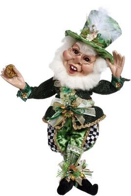 Pot of Gold Elf, Medium - 19 Inches By: Mark Roberts St. Patty&#39;s Day Collection *SHIPS WITHIN 15 DAYS*