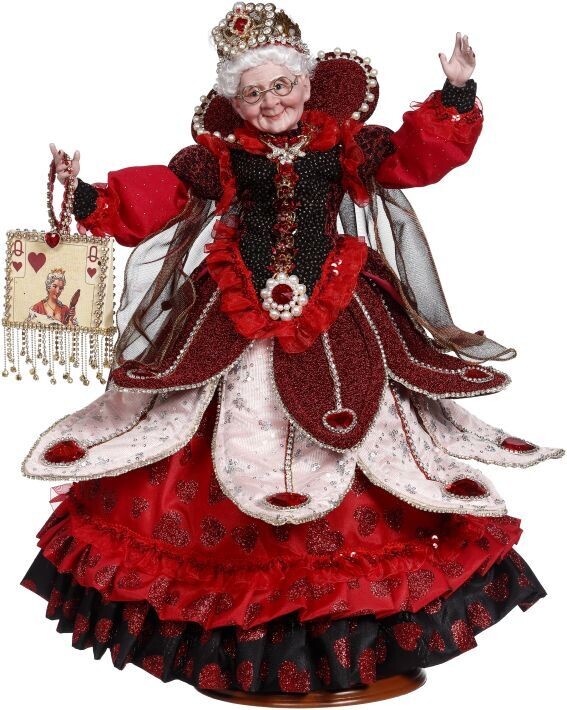 Queen of Hearts - 23.5 Inches By: Mark Roberts Valentines Collection *SHIPS WITHIN 15 DAYS*