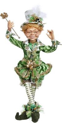 Shamrock Elfin, Medium - 19.5 Inches By: Mark Roberts St. Patty&#39;s Day Collection *SHIPS WITHIN 15 DAYS*