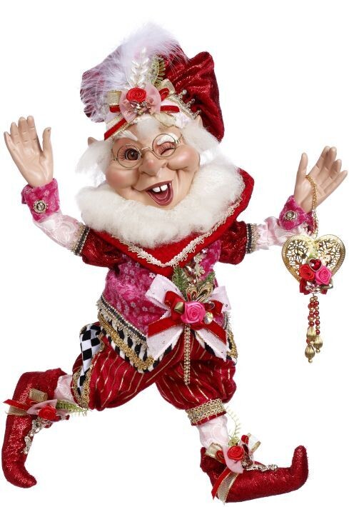 Crazy in Love Elf, Medium - 18.5 Inches  By: Mark Roberts Valentines Collection *SHIPS WITHIN 15 DAYS*