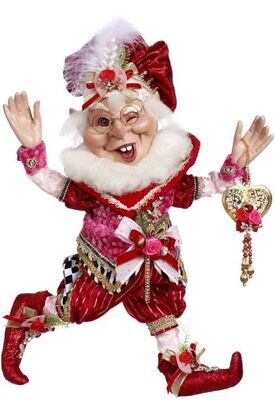 Crazy in Love Elf, Medium - 18.5 Inches  By: Mark Roberts Valentines Collection *SHIPS WITHIN 15 DAYS*