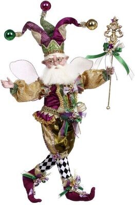 Mardi Gras Fairy, Medium - 17 Inches By: Mark Roberts Mardi Gras Collection *SHIPS WITHIN 15 DAYS*