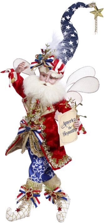 American The Beautiful Fairy, Medium - 17 Inches By: Mark Roberts 4th Of July Collection *SHIPS WITHIN 15 DAYS*