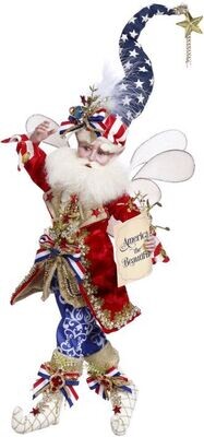 American The Beautiful Fairy, Medium - 17 Inches By: Mark Roberts 4th Of July Collection *SHIPS WITHIN 15 DAYS*