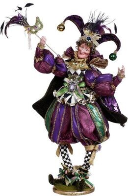 Mr. Patri Gras Jester - 24 Inches By: Mark Roberts Mardi Gras Collection *SHIPS WITHIN 15 DAYS*