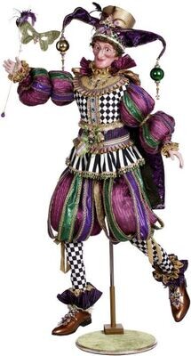 Mr. Patri Gras Jester - 60 Inches By: Mark Roberts Mardi Gras Collection *SHIPS WITHIN 15 DAYS*