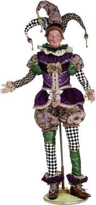 Jester - 62 Inches By: Mark Roberts Mardi Gras Collection *SHIPS WITHIN 15 DAYS*