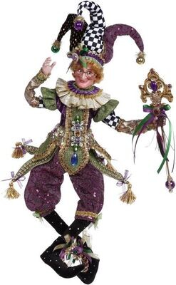 Court Jester - 23 Inches By: Mark Roberts Mardi Gras Collection *SHIPS WITHIN 15 DAYS*