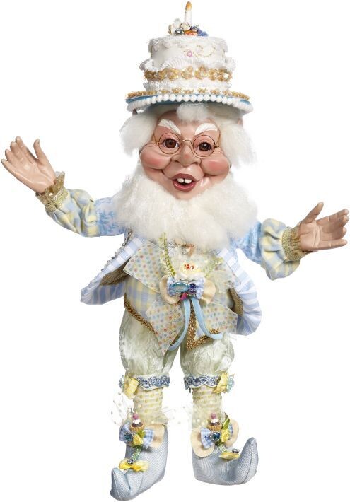 Birthday Partly Elf, Medium - 16 Inches By: Mark Roberts Collection *SHIPS WITHIN 15 DAYS*