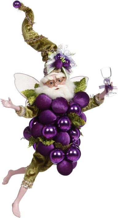 Grape Fairy, Medium - 16.5 Inches By: Mark Roberts Collection *SHIPS WITHIN 15 DAYS*