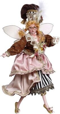 Coffee Connoisseur Fairy, Medium - 19.5 Inches By: Mark Roberts Collection *SHIPS WITHIN 15 DAYS*