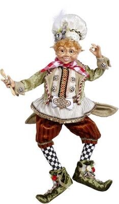 Maestro of the Kitchen Elfin, Medium - 20 Inches By: Mark Roberts Collection *SHIPS WITHIN 15 DAYS*