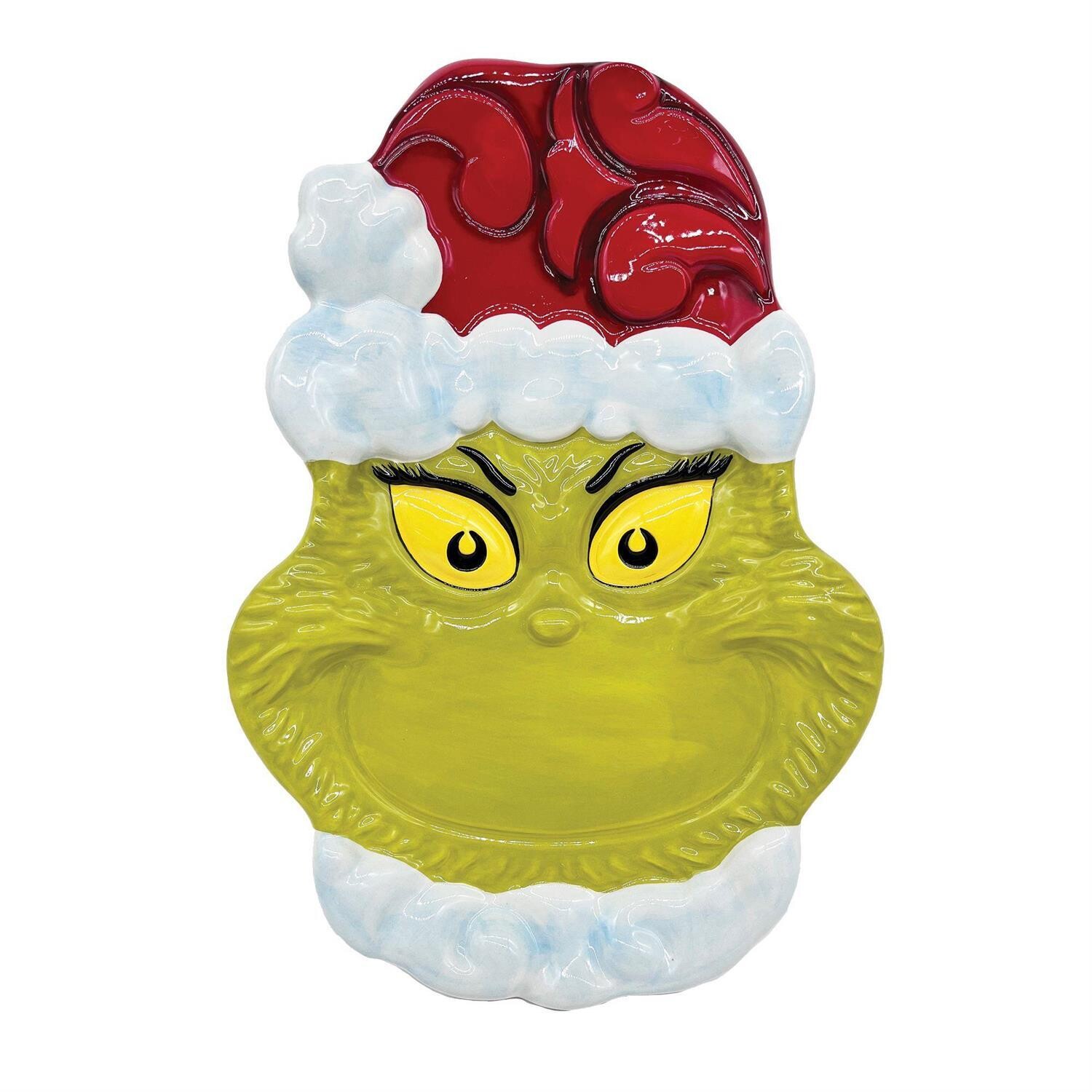 Grinch Cookie Platter By: Jim Shore The Grinch *SHIPS WITHIN 15 DAYS* NEW 2024