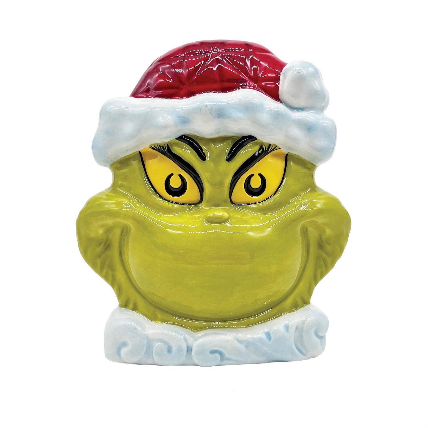 Two Sided Naughty &amp; Nice Grinch Napkin Holder By: The Grinch Jim Shore NEW 2024