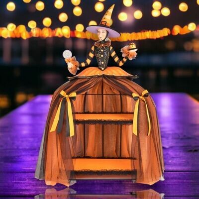 43&quot; Carnival Witch Dessert Displayer Halloween Decor *SHIPS WITHIN 10 DAYS*