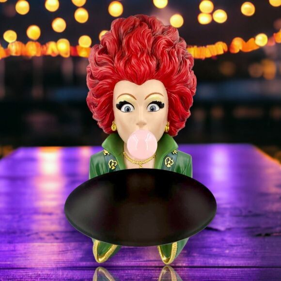 Bubblegum Winifred Witch With Serving Plate Halloween Decor NEW 2024