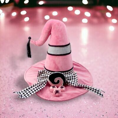Foam Boo Ville Witch Hat Halloween Decor  *SHIPS WITHIN 10 DAYS* NEW 2024