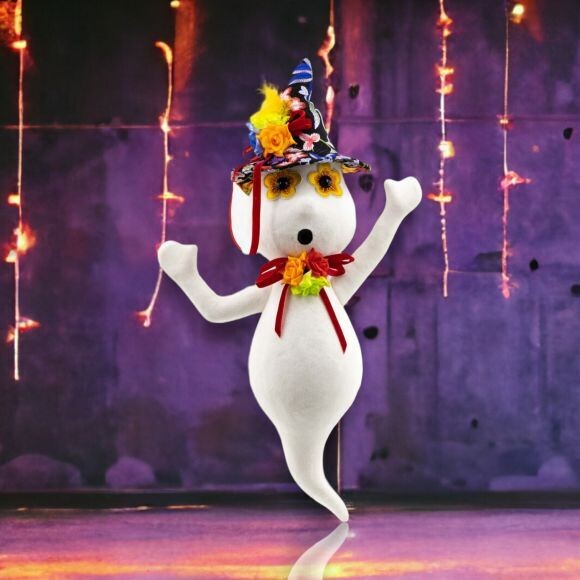 22&quot; Day Of The Dead Hanging Ghost Halloween Decor  *SHIPS WITHIN 10 DAYS* NEW 2024