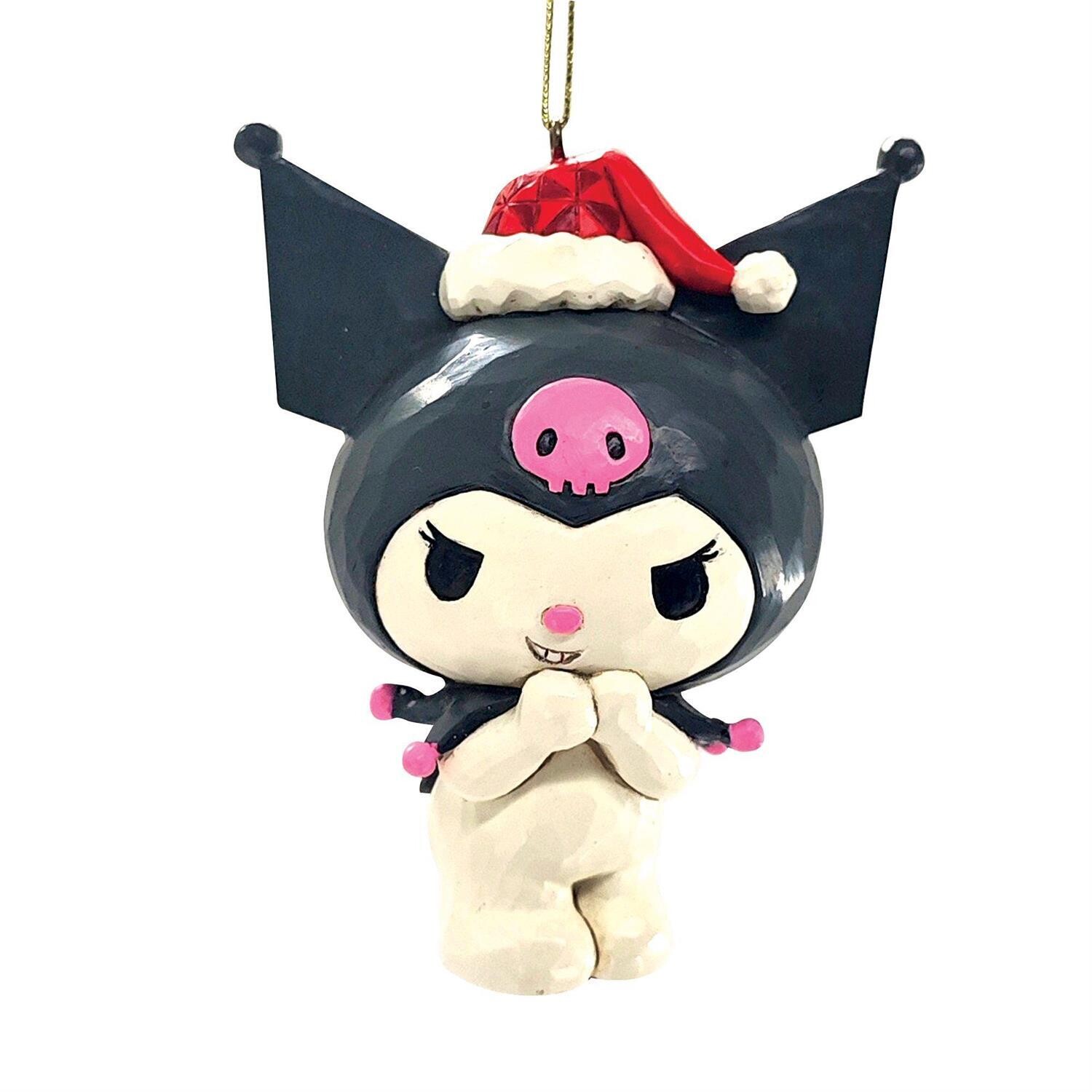 Hello Kitty Kuromi in Santa Hat Ornament By: Jim Shore Sanrio *SHIPS WITHIN 15 DAYS* NEW 2024