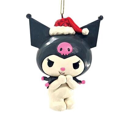 Hello Kitty Kuromi in Santa Hat Ornament By: Jim Shore Sanrio *SHIPS WITHIN 15 DAYS* NEW 2024