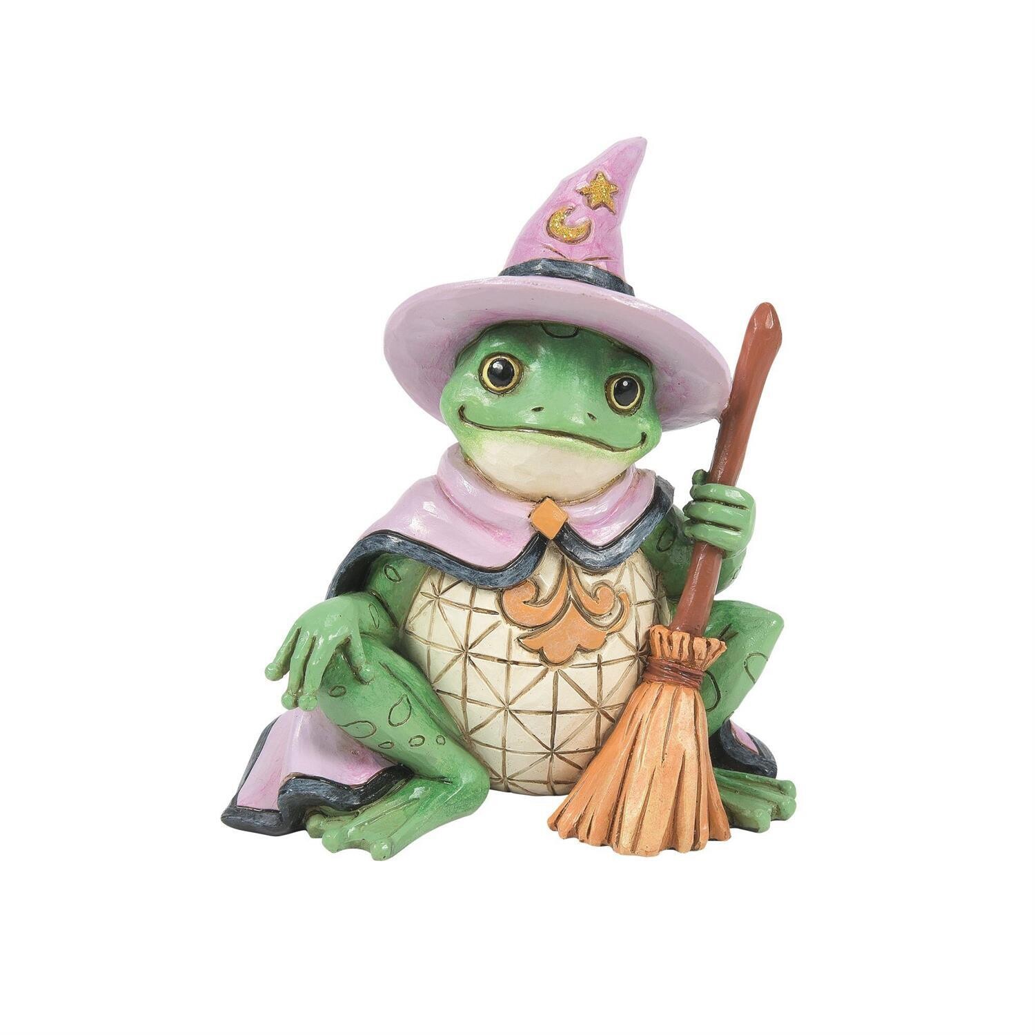 Frog Witch Mini By Jim Shore *SHIPS WITHIN 15 DAYS* NEW 2024